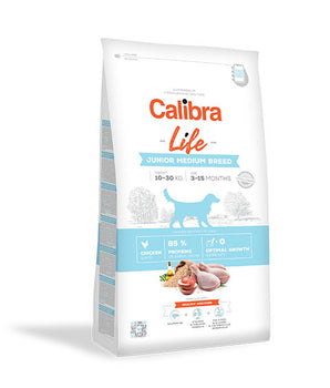 Calibra Dog Life Junior Medium Breed Chicken Dry Food 2.5kg