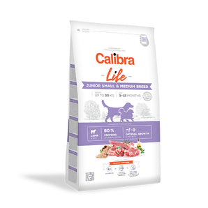 Calibra Dog Life Junior Small & Medium Breed Lamb Dry Food 12kg