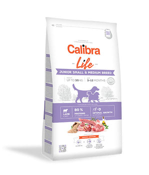 Calibra Dog Life Junior Small & Medium Breed Lamb Dry Food 12kg
