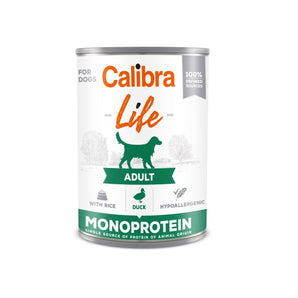 Calibra Dog Life Adult Duck & Rice Canned Food 6x400g