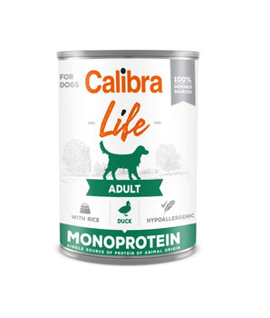 Calibra Dog Life Adult Duck & Rice Canned Food 6x400g