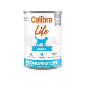 Calibra Dog Life Adult Chicken & Rice Canned Food 6x400g