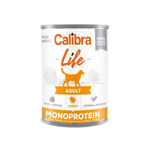 Calibra Dog Life Adult Turkey & Apples Canned Food 6x400g