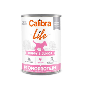 Calibra Dog Life Puppy & Junior Chicken & Rice Canned Food 6x400g