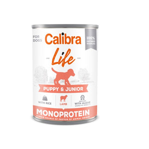Calibra Dog Life Puppy & Junior Lamb & Rice Canned Food 6x400g