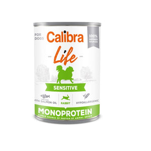 Calibra Dog Life Sensitive Rabbit Canned Food 6x400g