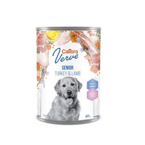 Calibra Dog Verve GF Senior Turkey & Lamb Canned Food 6x400g
