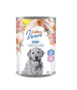 Calibra Dog Verve GF Senior Turkey & Lamb Canned Food 6x400g