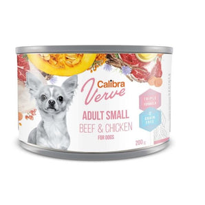 Calibra Dog Verve GF Adult Small Beef & Chicken Canned Food 6x200g