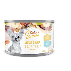 Calibra Dog Verve GF Adult Small Duck & Turkey Canned Food 6x200g