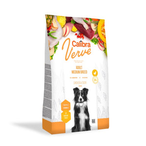 Calibra Dog Verve GF Adult Medium Chicken & Duck Dry Food 2kg