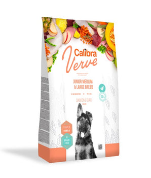 Calibra Dog Verve GF Junior Medium & Large Chicken & Duck Dry Food 12kg