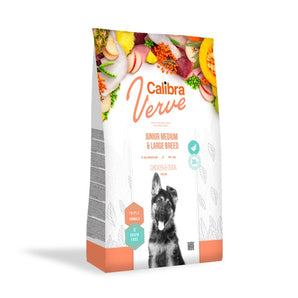 Calibra Dog Verve GF Junior Medium & Large Chicken & Duck Dry Food 2kg