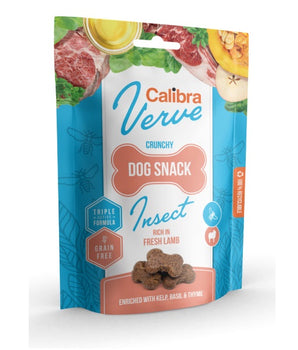 Calibra Verve Dog Crunchy Snack Insect & Lamb 150g