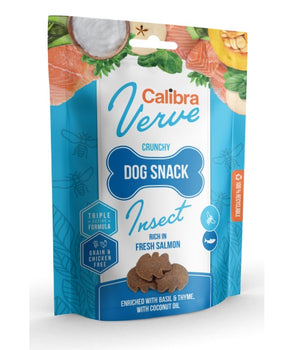 Calibra Verve Dog Crunchy Snack Insect & Salmon 150g