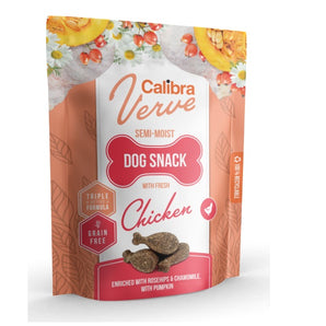 Calibra Verve Dog Semi-Moist Snack - Chicken flavour 150g