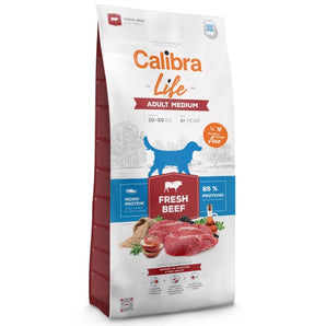 Calibra Dog Life Adult Medium Fresh Beef Dry Food 12kg