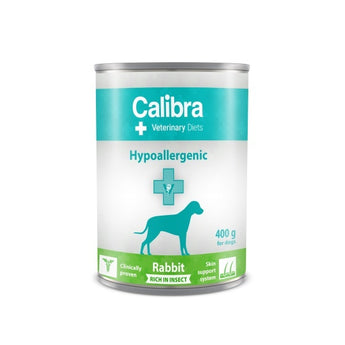 Calibra VD Dog Hypoallergenic Rabbit & Insect Canned Food 6x400g