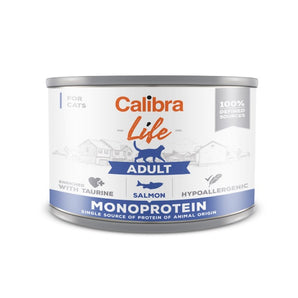 Calibra Cat Life Adult Salmon Canned Food 6x200g