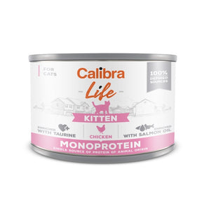 Calibra Cat Life Kitten Chicken Canned Food 6x200g