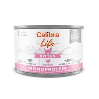 Calibra Cat Life Kitten Chicken Canned Food 6x200g