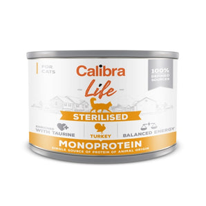 Calibra Cat Life Sterilised Turkey Canned Food 6x200g