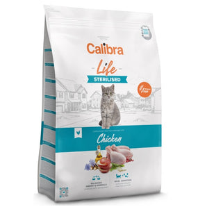 Calibra Life Sterilised Cat Chicken Flavoured Dry Food 1.5kg