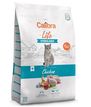 Calibra Life Sterilised Cat Chicken Flavoured Dry Food 1.5kg