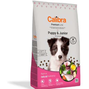 Calibra Dog Premium Line Puppy & Junior Dry Food 12kg