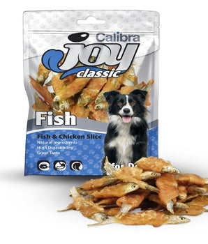 Calibra Joy Dog Classic Chicken & Fish Slice Treats 80g