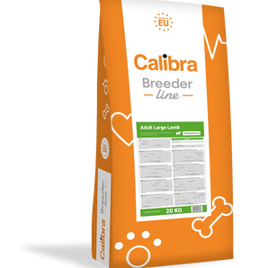 Calibra Dog Breeder Large Adult Dry Food - Lamb Flavour 20kg