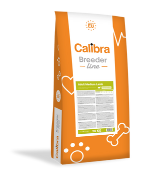Calibra Dog Breeder Medium Adult Dry Food - Lamb Flavour 20kg